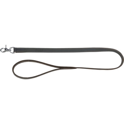 Trixie Hondenriem Rustic Vetleer Grijs 100x2,5 CM