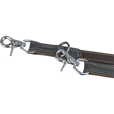 Trixie Hondenriem Rustic Vetleer Grijs 200x2 cm Verstelbaar