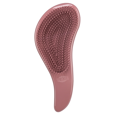 Trixie Slickerborstel Roze/Zwart 19 cm voor katten
