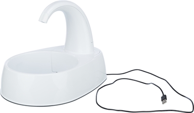 Trixie Drinkfontein Curved Stream 2,6 L Wit 25x35x24,5 CM