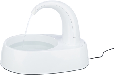 Trixie Drinkfontein Curved Stream 2,6 L Wit 25x35x24,5 CM