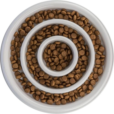 Trixie Voerbak Slowfeeding Kunststof / Tpr Assorti 23 CM 450 ML 4 ST