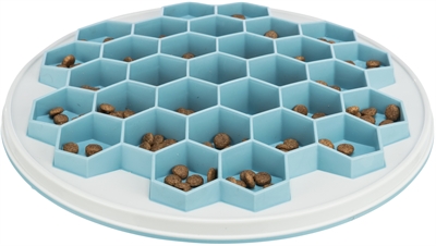 Trixie Slowfeeding Voerplaat Hive 30x30 cm Grijs/Blauw