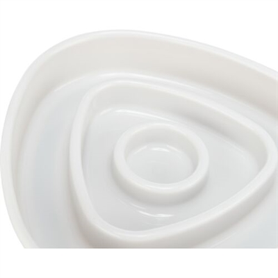 Trixie Slowfeeding Voerbak Kunststof Grijs 15x15 cm 350 ml