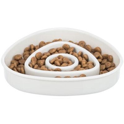 Trixie Slowfeeding Voerbak Kunststof Grijs 15x15 cm 350 ml