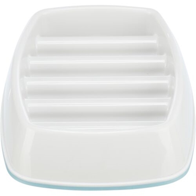 Trixie Slowfeeding Voerbak Kunststof Grijs 21x14 cm 250 ml