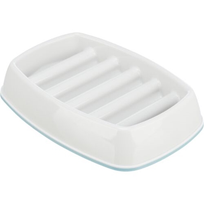 Trixie Slowfeeding Voerbak Kunststof Grijs 21x14 cm 250 ml