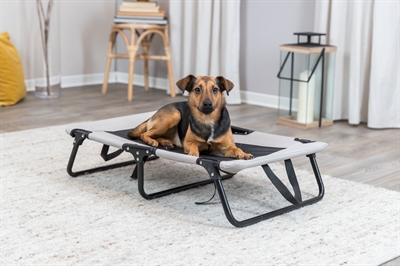 Trixie Stretcher Hondenligbed Grijs/Zwart 79x50 cm — Comfortabele plek voor je hond