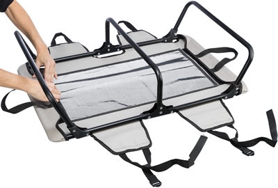 Trixie Stretcher Hondenligbed Grijs/Zwart 79x50 cm — Comfortabele plek voor je hond
