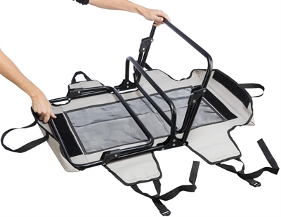 Trixie Stretcher Hondenligbed Grijs/Zwart 99x60x19 cm — Comfortabel ligbed voor binnen en buiten