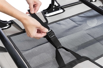 Trixie Stretcher Hondenligbed Grijs/Zwart 99x60x19 cm — Comfortabel ligbed voor binnen en buiten