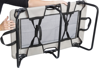 Trixie Stretcher Hondenligbed Grijs/Zwart 99x60x19 cm — Comfortabel ligbed voor binnen en buiten