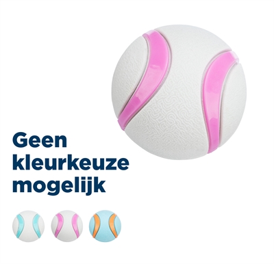 Trixie Bal Tpr Lime / Blauw 6x6x6 CM 3 ST