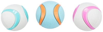 Trixie Bal TPR Lime/Blauw 6x6x6 cm 3 st