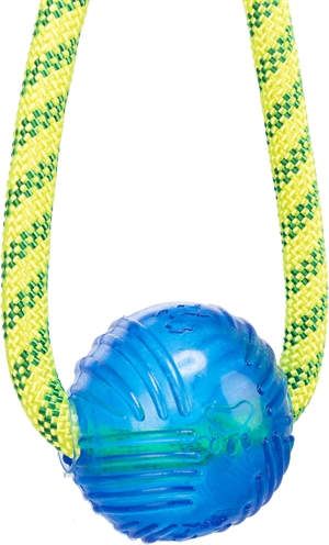 Trixie Aquatoy Touw Trekspeeltje Drijvend 40 cm Groen/Geel