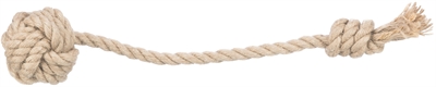 Trixie Flostouw met Bal Hennep/Katoen 5x33 cm 3 stuks