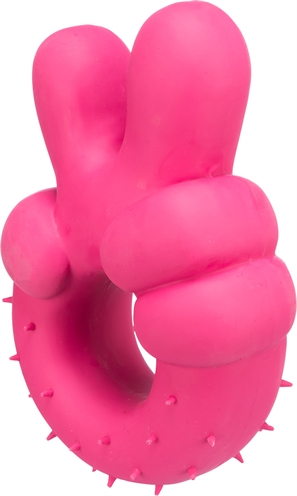 Trixie Peace Handteken Latex 14 cm Assorti - 3 stuks