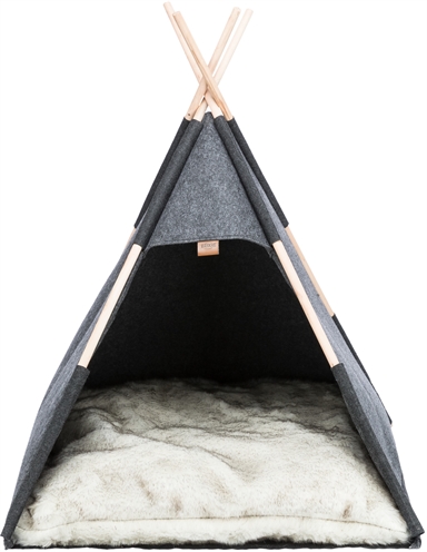 Trixie Schuilplaats Tipi Vilt Antraciet 70x70x70 cm — Een geborgen plek voor je kat
