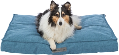 Trixie Kussen Talis Hoekig Blauw 110x80 cm — Comfortabele ligplek voor je hond