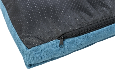 Trixie Kussen Talis Hoekig Blauw 110x80 cm — Comfortabele ligplek voor je hond