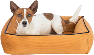 Trixie Hondenmand Romy Hoekig Okergeel 55x45 cm — Comfortabele plek voor jouw hond