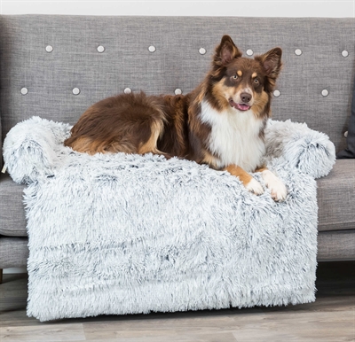 Trixie Sofa Bed Harvey Meubelbeschermer Wit/Zwart 80x130 cm — Bescherming voor je meubels en comfort voor je hond