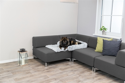 Trixie Sofa Bed Harvey Meubelbeschermer Wit/Zwart 80x130 cm — Bescherming voor je meubels en comfort voor je hond