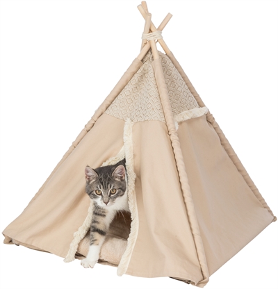 Trixie Kattenmand Tipi Boho Beige 55x55x65 cm