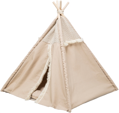 Trixie Kattenmand Tipi Boho Beige 55x55x65 cm