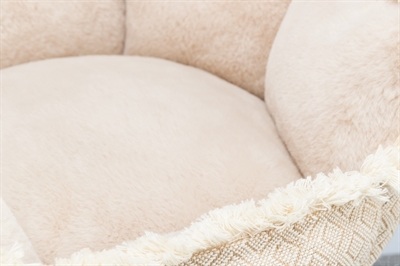 Trixie Hondenmand Boho Hoekig Beige 50x50 cm — Comfortabele rustplek voor je hond