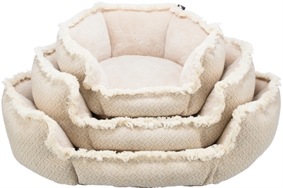 Trixie Hondenmand Boho Hoekig Beige 65x65 cm — Comfortabele plek voor kleine honden
