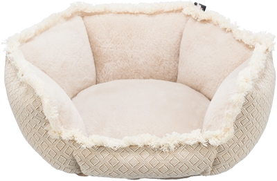 Trixie Hondenmand Boho Hoekig Beige 80x80 cm — Comfortabele plek voor kleine honden