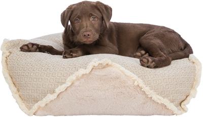 Trixie Hondenkussen Boho Hoekig Beige 70x70 cm — Comfortabele plek voor je hond