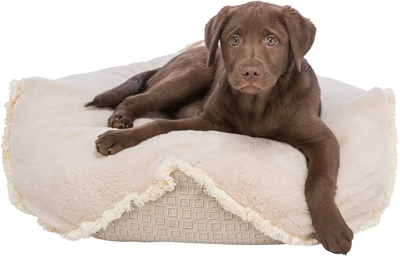 Trixie Hondenkussen Boho Hoekig Beige 70x70 cm — Comfortabele plek voor je hond