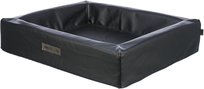 Trixie Vital Mand Remo Hoekig Kunstleer Zwart 70x60 cm — Comfortabele plek voor jouw hond