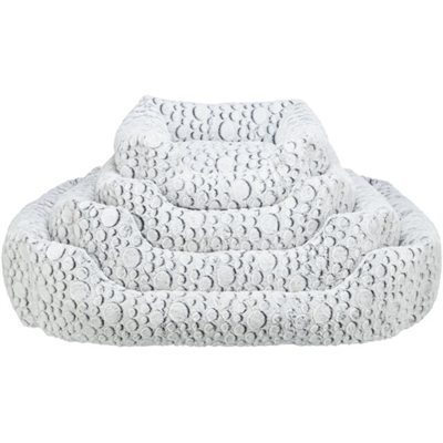 Trixie Hondenmand Mila Hoekig Pluche 80x60 cm — Comfortabele plek voor jouw hond