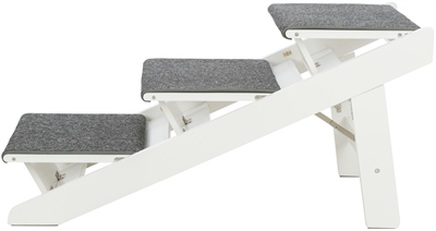 Trixie Loopplank met Uitklapbare Treden 44x106x46 cm Wit