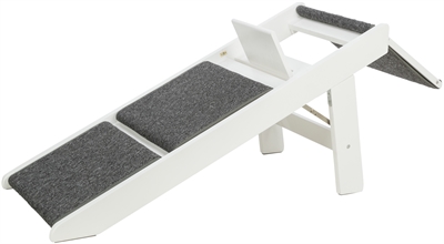 Trixie Loopplank met Uitklapbare Treden 44x106x46 cm Wit
