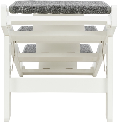 Trixie Loopplank met Uitklapbare Treden 44x106x46 cm Wit
