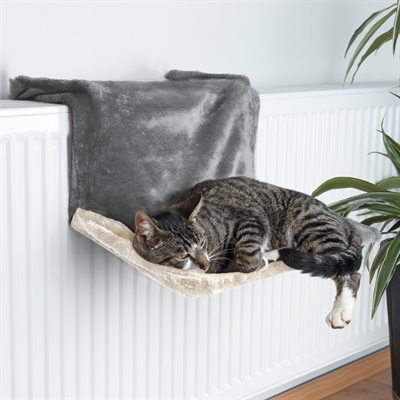 Trixie Radiator Hangmat Pluche Grijs 45x31x24 CM