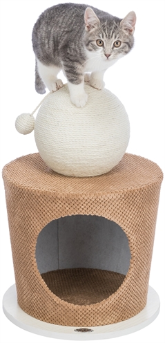 Trixie Kattenmand Ton met Krabbal Taupe 36x36x50 cm