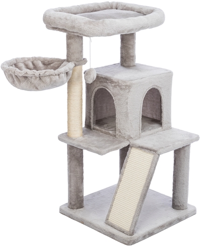 Trixie Junior Krabpaal Pepito Grijs 48x48x98 cm voor Kittens