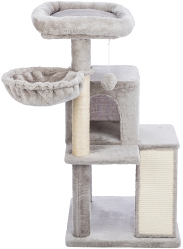 Trixie Junior Krabpaal Pepito Grijs 48x48x98 cm voor Kittens