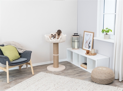 Trixie Krabpaal Boho Beige 50x50x97 cm met relax-mand
