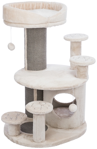 Trixie Krabpaal Emil Lichtgrijs 69x59x96 cm met relax-mand