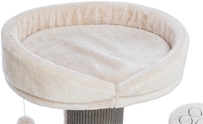 Trixie Krabpaal Emil Lichtgrijs 69x59x96 cm met relax-mand