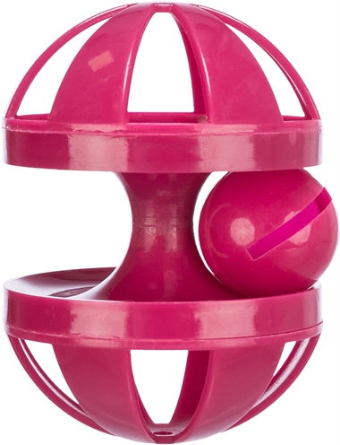 Trixie Speelrol Kunststof Assorti 6,5x6,5x9 cm - 4 stuks