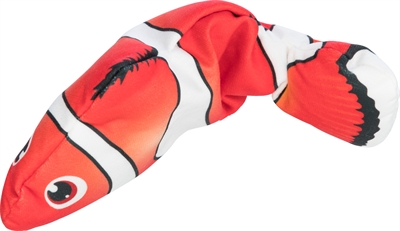 Trixie Spartel Vis Stof Catnip 26 cm Oranje