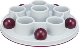 Trixie Cat Activity Pentagon Speelbord 28x28 CM Wit/Bordeaux