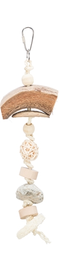 Trixie Natuurspeelgoed Kokosnoot/Rotan/Lavasteen 35 cm